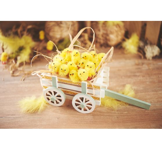 VBS Chenille chicks "Height 4 cm", 18 pcs.