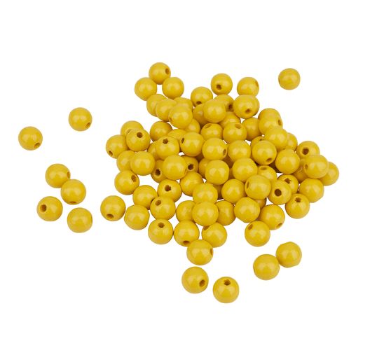 Wooden beads, Ø 8 mm, 85 pieces