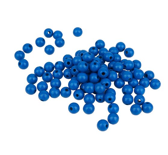 Wooden beads, Ø 8 mm, 85 pieces