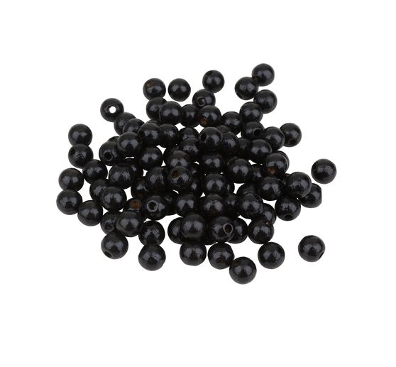 Wooden beads, Ø 8 mm, 85 pieces