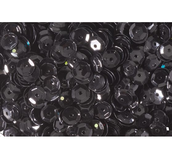 Sequins domed, metallic