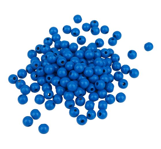 Wooden beads, Ø 6mm, approx. 125 pieces