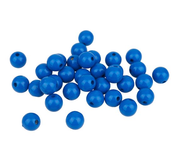 Wooden beads, Ø 12 mm, 30 pieces
