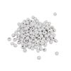 Wooden beads, Ø 4 mm, about 165 pieces White
