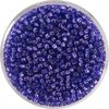 Miyuki Rocailles silverlined darklila