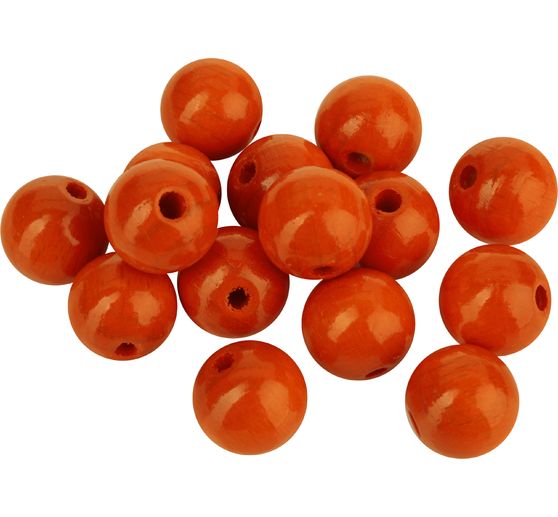 Wooden beads, Ø 4 mm, about 165 pieces