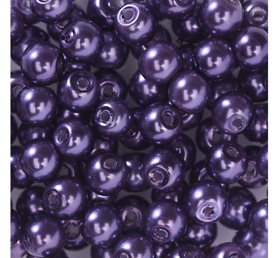 Glass wax beads, Ø 4 mm, 100 pieces