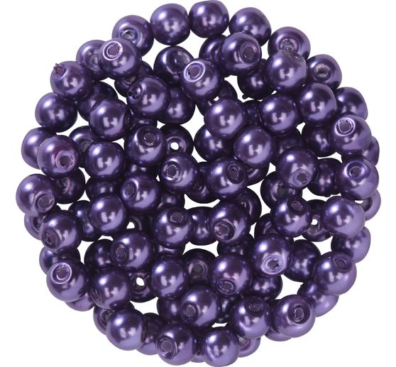 Glass wax beads, Ø 4 mm, 100 pieces