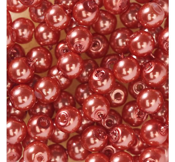 Glass wax beads, Ø 4 mm, 100 pieces