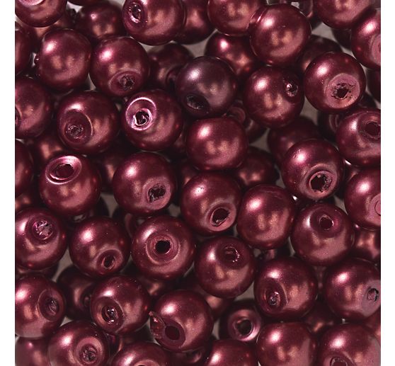 Glass wax beads, Ø 4 mm, 100 pieces