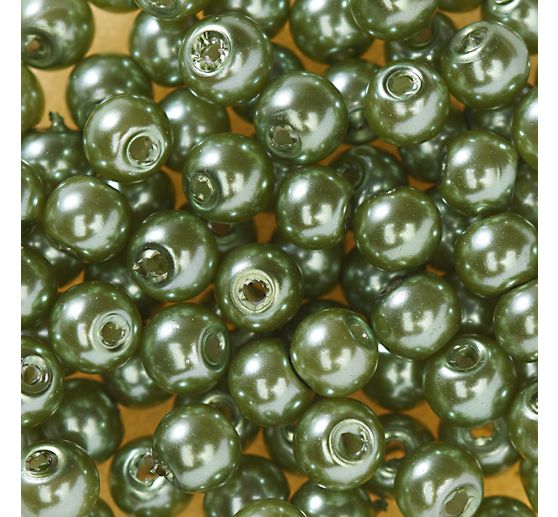 Glass wax beads, Ø 4 mm, 100 pieces