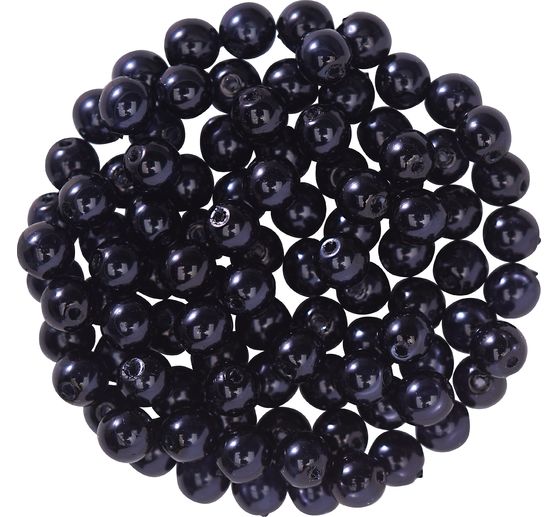 Glass wax beads, Ø 4 mm, 100 pieces