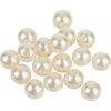 Perline di cera VBS, Ø 12 mm, 16 pezzi Bianco Cera