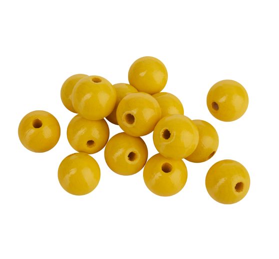 Wood Beads, Ø 15 mm