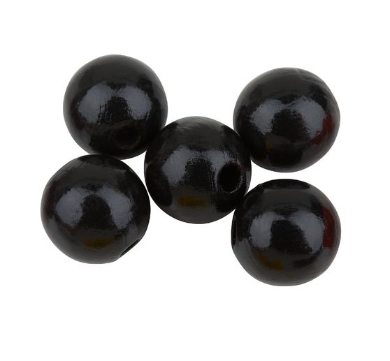 Wood Beads, Ø 15 mm