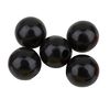 Wood Beads, Ø 15 mm Black