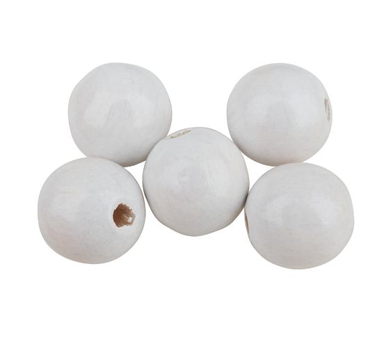 Wood Beads, Ø 15 mm