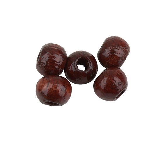 Wooden beads, Ø 4 mm, about 165 pieces