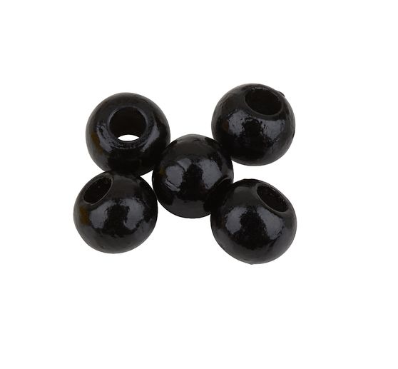 Wooden beads, Ø 4 mm, about 165 pieces