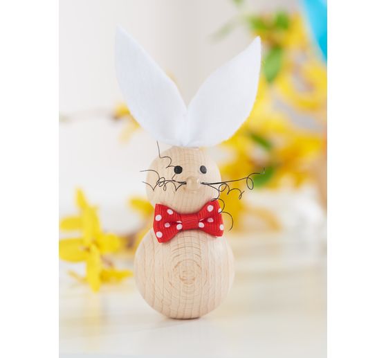 Wooden beads, Ø 6mm, approx. 125 pieces