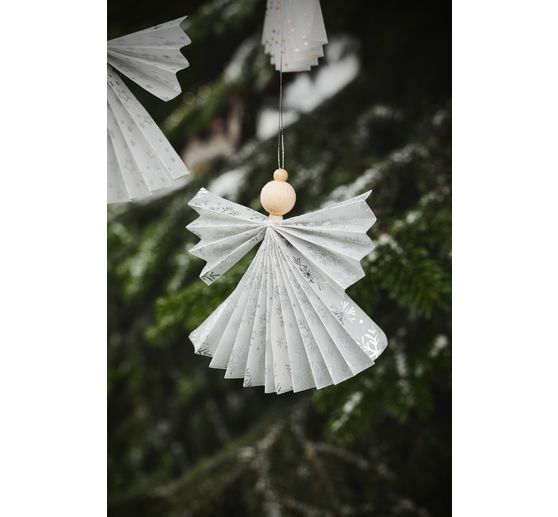 Wooden beads, Ø 6mm, approx. 125 pieces