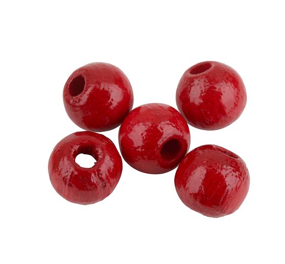 Wooden beads, Ø 6mm, approx. 125 pieces