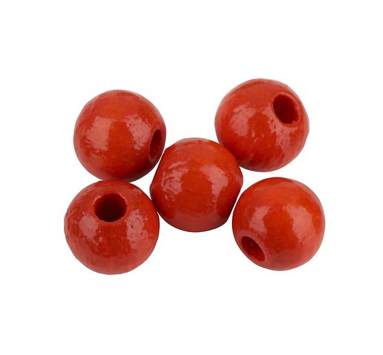 Wooden beads, Ø 6mm, approx. 125 pieces