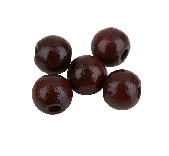 Wooden beads, Ø 6mm, approx. 125 pieces