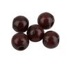 Wooden beads, Ø 6mm, approx. 125 pieces Dark brown