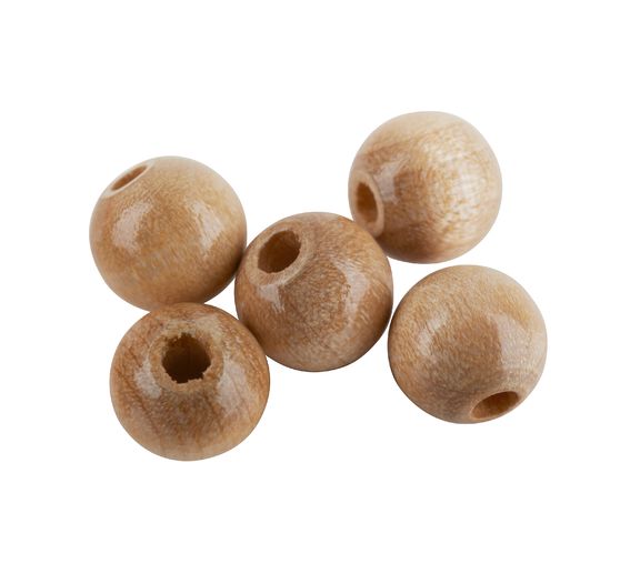 Wooden beads, Ø 8 mm, 85 pieces