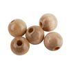 Wooden beads, Ø 8 mm, 85 pieces Nature