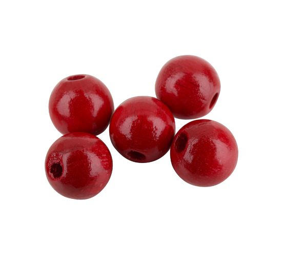 Wooden beads, Ø 8 mm, 85 pieces