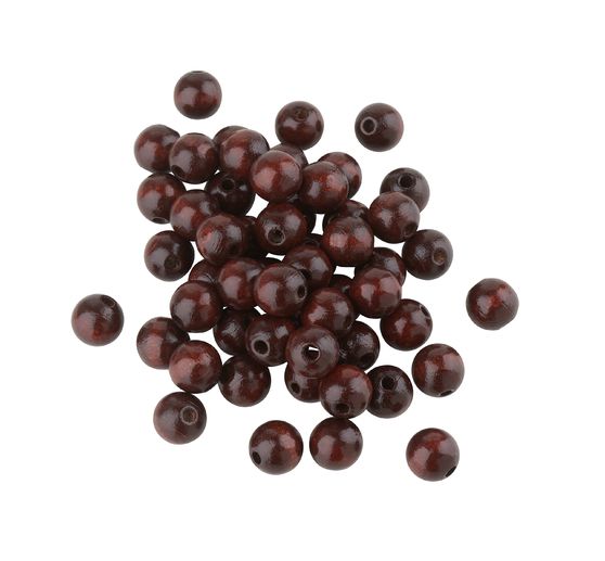 Perline di legno, Ø 10 mm, circa 50 pezzi