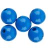 Perline di legno, Ø 10 mm, circa 50 pezzi Blu