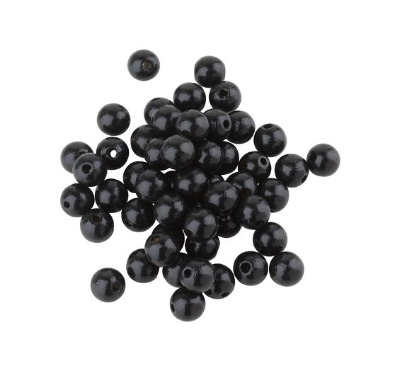 Perline di legno, Ø 10 mm, circa 50 pezzi