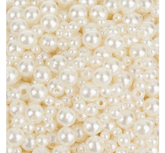 VBS Wax beads assortment "White", 1.000 pieces