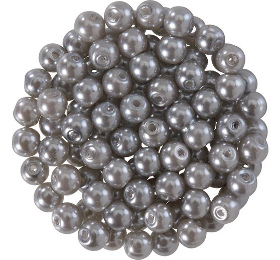 Glass wax beads, Ø 4 mm, 100 pieces