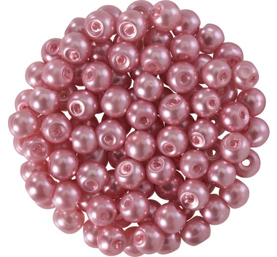 Glass wax beads, Ø 4 mm, 100 pieces