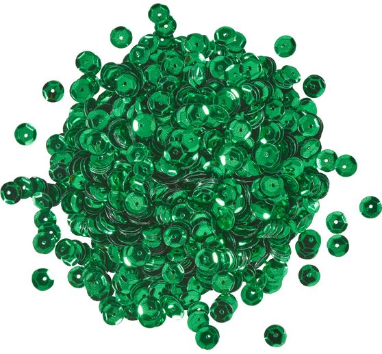 Sequins domed, metallic