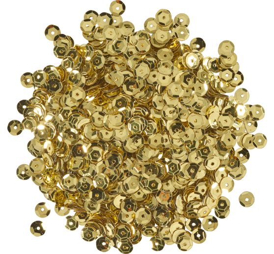 Sequins domed, metallic