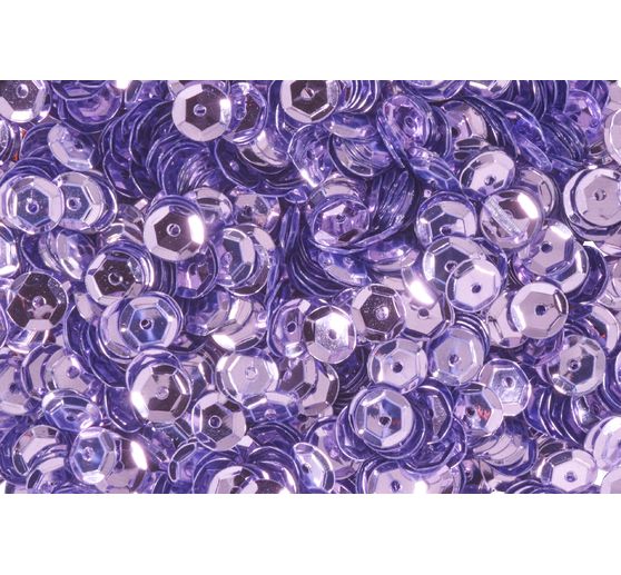 Sequins domed, metallic