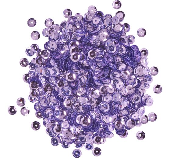 Sequins domed, metallic