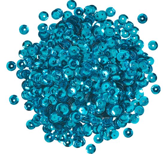 Sequins domed, metallic