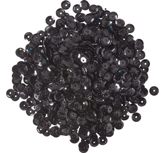 Sequins domed, metallic