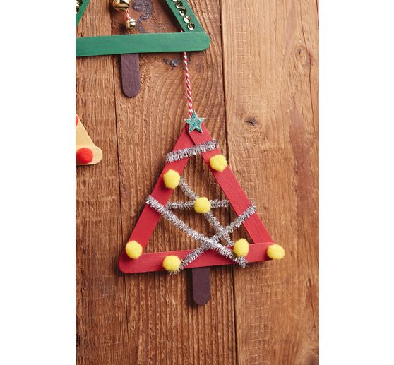 VBS Chenille wire "Silver", 8 mm, 50 cm, 10 pieces