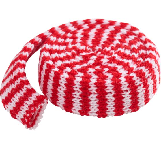 Tubo lavorato a maglia, bicolore, 12 aghi/Ø1,5 cm