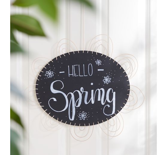 VBS Rattan basket base "Oval", 4 mm, 35 x 28 cm