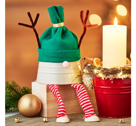 Zinc plant pot, set of 3