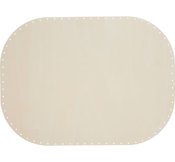 VBS Base di rattan "Rettangolo con bordi rotondi", 4 mm, 45 x 33 cm