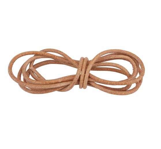 Leather strap round, Ø 2 mm